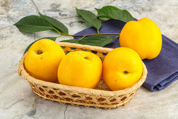 Ripe sweet and juicy  Yellow nectarines