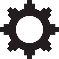 Gear Glyph Icon