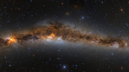 A breathtaking view of a galaxy filled with stars, dust, and cosmic phenomena showcasing the beauty of the universe.