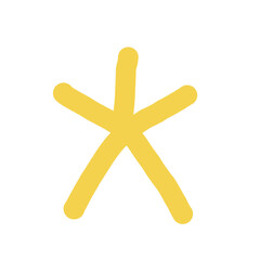 yellow asterisk	
