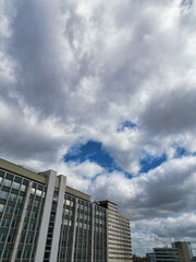 Fototapeta premium Buildings at West Croydon London Capital City Tour. Central London of England of UK. Aerial Footage Was Captured with Drone's Camera on April 24th, 2024