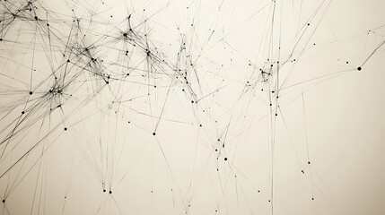 "Abstract Digital Web of Interconnected Nodes and Lines - Corporate Technology Design"