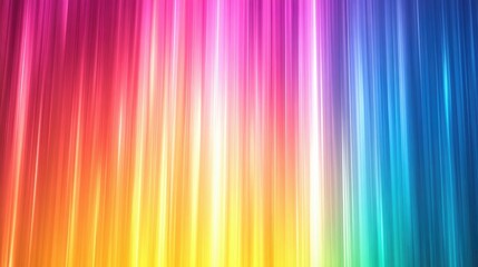Obraz premium Vibrant Gradient Background of Vertical Stripes in Rainbow Colors for Creative Presentation Designs