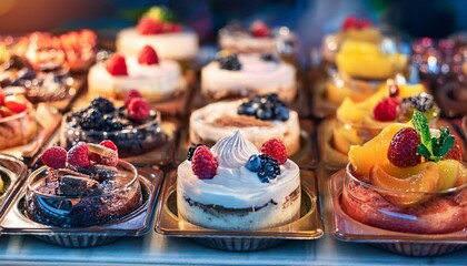 Delicious desserts at the street food show
