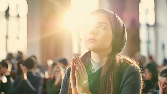 Spiritual journey: power of prayer, faith, and church in a captivating video, highlighting devotion, connection, and the sacred atmosphere that inspires belief and inner peace.