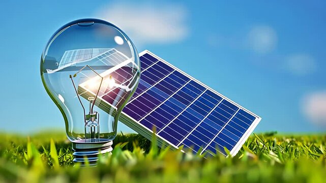 solar panels with cityscape of modern city, solar, renewable, power, electricity, skyline, alternative, energy, green and clean energy