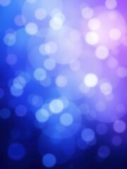 Abstract blue and purple bokeh background resembling a magical galaxy, Abstract, twinkling, design