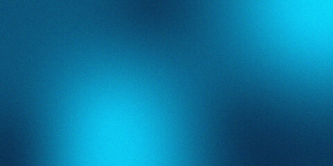Digital grainy gradient with a colorful soft noise effect. Vintage Grunge Texture Pattern in Blue Tones for Artful Wallpaper banner design. Gradient blur, noise, grain, texture. abstract background.
