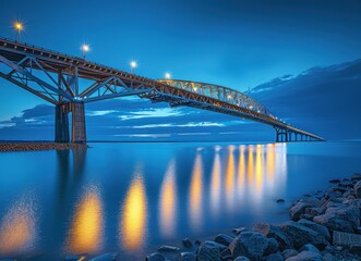 Fototapeta premium iconic Cherry Blossom bridge
