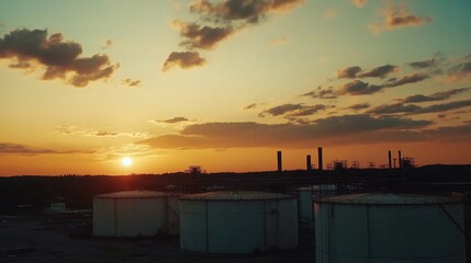 Oil barrels with a downward price arrow indicating a drop in market value, reflecting economic fluctuations and the volatile nature of global energy markets.