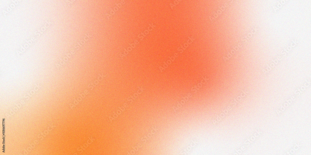 Aufkleber Abstract pink orange grainy gradient noise texture effect. Beautiful colored abstract texture background. Textured with rough grain, and bright spots. Empty space grunge banner poster backdrop bg.	