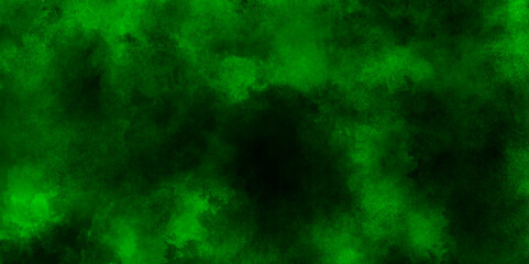 Abstract painting by green watercolor ink, abstract creative clouds covered blur green grunge background, Deep dark green abstract grunge texture, Green art old green paper textured or background.