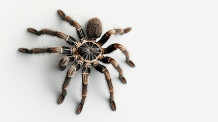 Tarantula on a White Background