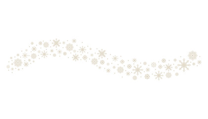 Winter festive background with flying snowflakes. Composition of different shapes of snowflakes. Snow. For cards, greetings, posters, banners. 