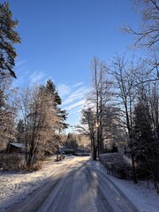 road in winter