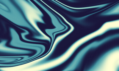 A luxurious, flowing blue satin fabric with elegant folds and soft light reflections. Perfect for creating a sophisticated and elegant background.