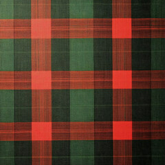 Classic Red and Green Tartan Plaid Pattern for Festive Textiles