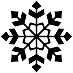 black snowflake