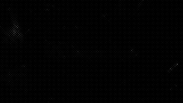 Halftone animated texture. Looped background	