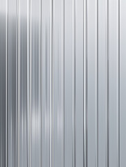 Photorealistic Steel Panel with Vertical Stripe Pattern in Gray, Highly Detailed Vector Image