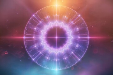 Obraz premium Radiant Aura Illumination Textures for Background Blends