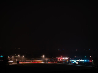 night city lights