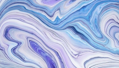 ラベンダーとベビーブルーの淡いマーブル模様
