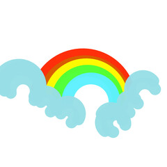 Rainbow cartoon