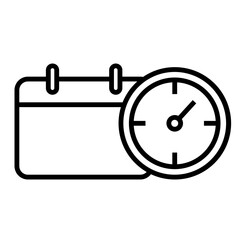 Schedule icon Line