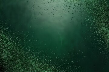 Obraz premium Textured Green Background with Gritty Texture and Particle Effect