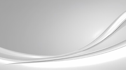 Abstract White and Gray Curved Lines Background