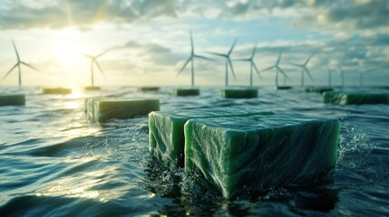 Green Energy, Wind Turbines, and Sustainable Future