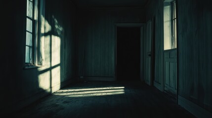 Sunbeams In Abandoned Room