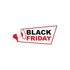 Black Friday banner. Special discount offer design