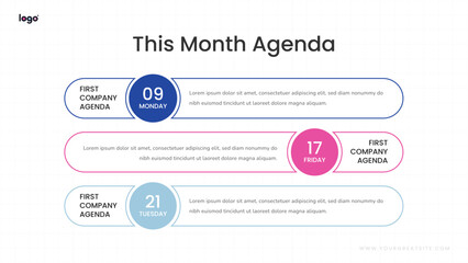 03.Agenda and Table of Content Presentation Slides