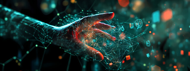 Glowing Network Connections