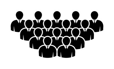 Symbol, ikona ludzi. Plik wektorowy.