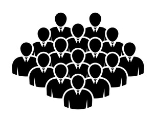 Symbol, ikona ludzi. Plik wektorowy.