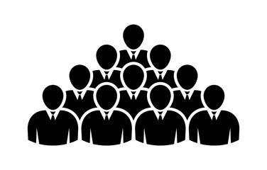 Symbol, ikona ludzi. Plik wektorowy.