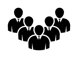 Symbol, ikona ludzi. Plik wektorowy.