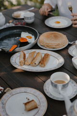 утренний завтрак 