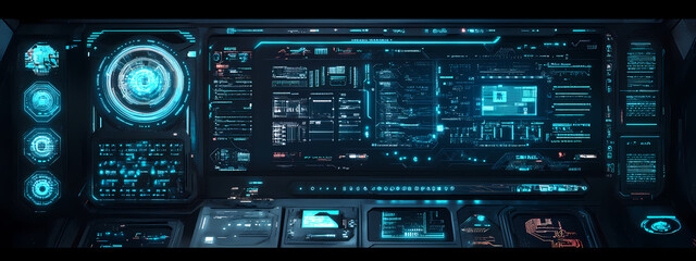 Futuristic Tech Interface