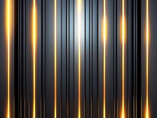 Abstract Background with Vertical Lines and Glowing Stripes Creating a Futuristic, Modern Atmosphere Ideal for Technology and Design Themes