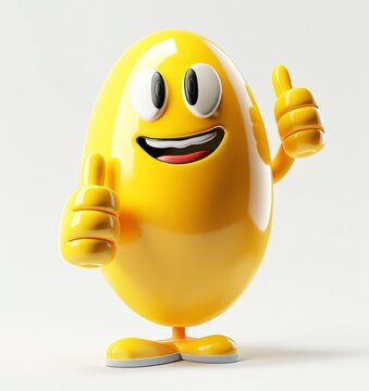 OK. with his hand. egg head emoji making the sign.
thumb up