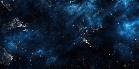 Fototapeta premium Blue wallpaper background astronomy universe.