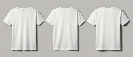 white t shirt template