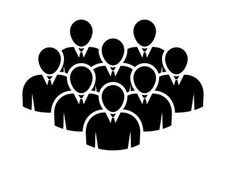 Symbol, ikona ludzi. Plik wektorowy.