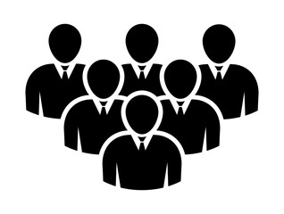 Symbol, ikona ludzi. Plik wektorowy.