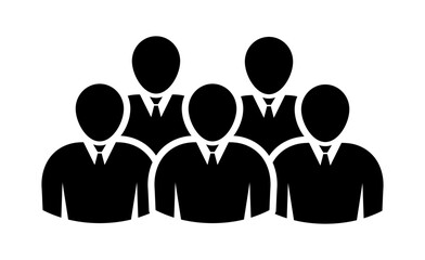 Symbol, ikona ludzi. Plik wektorowy.