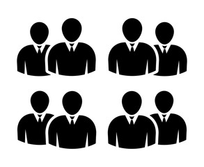 Symbol, ikona ludzi. Plik wektorowy.